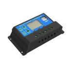ソーラーチャージャー コントローラ 20A 12V/24V ソーラーパネル USB