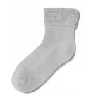 神戸生絲 ゴム無しソックス　婦人用　春夏用（綿混） / 3222H　グレー
