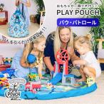  купон выпуск средний Play way chipau* Patrol PL AY POUCH диаметр 140cm игрушка место хранения . одна сторона установка игровой коврик круглый для помещений большая вместимость двусторонний дизайн дорога опознавательный знак здание 