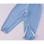 【あす楽】介護寝巻　グリーンＬ　つなぎタイプ