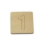 光 シナベニア抜文字 数1 1個 SB45-1