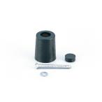 光 バラゴムクッション戸当り 30×25 黒 GD-30-1 1個
