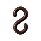 日本緑十字社 S字フック　茶　2個組 1組(2個入) 284126