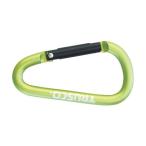 トラスコ中山 カラビナ　線径5mmX50mm　D型　グリーン 1個 TKN550GN