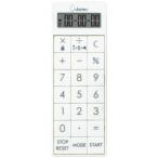 時計付電卓バイブタイマー CL-126WT 入数：1