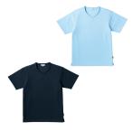 トンボ キラク 入浴介助用シャツ（男女兼用） CR160(SS) サックス