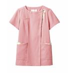 住商モンブラン ナースジャケット（半袖） LW601-62(ローズXアメリピン Ｓ