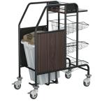 河淳 オムツ交換カート４８ MCR070KB(ブラック)   大型商品メーカー直送 代引不可