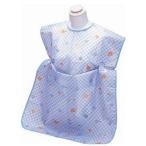 生き活きお食事エプロン２ＷＡＹ ブルー