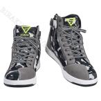 ショッピングシューズ バイクシューズ　即納　バイクブーツ　バイクスニーカー　送料無料　レーシングブーツ ライディングブーツオートバイ ショート　革最新モデル送料無料