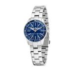 Pepe Jeans Charlie Women's Quartz Watch with Blue Dial Analogue Display and Blue Leather Strap R2351105005 並行輸入品