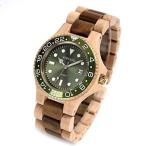 BOBO BIRD Wood Men Watch Fashion Design Watches Wooden,Green 並行輸入品