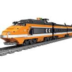 tenger Technic Train Building Set, 2.4Ghz RC City Railway High-speed Train with Light and Music, Building Block Compatible with LEGO, Gift f