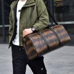 クロコ柄 大型 ボストンバッグ 大容量 旅行カバン 081 黒 茶  鞄 ヤクザ ヤンキー オラオラ系 悪羅悪羅 チンピラ 派手 メンズ ファッション