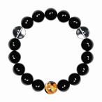太め12mm 手彫り金虎数珠ブレスレット アクセサリーホストヤクザ 水晶 悪羅悪羅系 オラオラ系