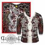 鯉口シャツ 和柄 和彫り 龍刺青 ヤクザ ヤンキー オラオラ 五分袖 服 DJ-197 派手 祭 花火 メンズ ファッション 大きいサイズ