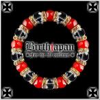 10mm/ロンデル×水晶/カーネリ...