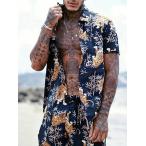  мир рисунок . рисунок рубашка с коротким рукавом выставить шорты верх и низ чёрный × желтый 039 рисунок рубашка большой размер yak The yan ключ Ora Ora серия плохой . плохой . одежда мужская мода 