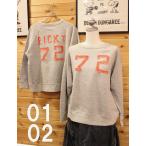 DENIM DUNGAREE デニムダンガリー ビンテージ ウラケ ７２ スウェット ３GR グレー 738408 01 02