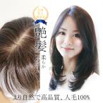 部分ウィッグ 自然 人毛100% 日本仕上げ ウィッグ 高品質 30cm 40cm 医療用 ロング ヘアピース レディース 女性 頭頂部 つむじ 分け目 白髪隠し (30+/40+)