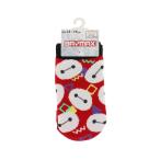 ( Kids 13-19cm) Bay Max лицо общий рисунок красный 13-19cm спортивные туфли длина детский Disney удача . носки fk-109-15k2-100