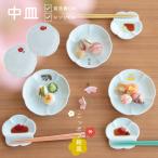 中皿 ニッポン絵皿 14cm 白 和柄 波佐