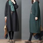 ショッピングワンピ ロングワンピース マキシワンピ プルオーバー 長袖 ロング レディース 体型カバー きれいめ 着痩せ 冬 秋 大人 30代 40代50代