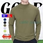 mok шея Golf рубашка мужской рубашка с длинным рукавом одежда для гольфа большой размер . пот скорость . стрейч фитнес тренировка бег спортивная одежда 