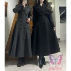 ショッピング体型カバー コート ロング レディース トレンチコート フレア Aラインコート 秋 ロング丈 アウター 冬 ラシャ ロングコート カジュアル ゆったり 体型カバー 50代 60代