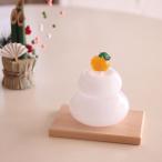 ガラスの鏡餅 大 FIORETTO フィオレッ