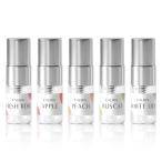 CALMIN 香水 トライアルセット 1.5mL×5本｜果実と花の香りセット｜レディース用 ミニサイズ お試し 携帯用 旅行 ギフト