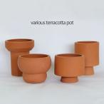 various terracotta pot【素焼き鉢 テラコッタ  シンプル】