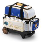 (SUNBRIDGE)Team солнечный Bridge * premium двойной ролик сумка ( белый | голубой ) мяч 2 шт для боулинг сумка 
