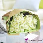 花束・ブーケ　白バラ12本