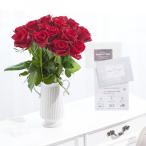 ショッピングオンラインコース オンラインギフト（プラチナコース）セット　花瓶フラワー・フラワーベース　アンティークジャグ（ツイン/大）　赤バラ18本