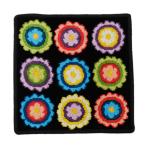 フェイラー Feiler ハンドタオル 25×25cm RAINBOWBUTTON BLACK ゆうパケット送料無料