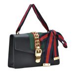 ¥°¥Ã¥Á GUCCI ¥·¥ë¥ô¥£ ¥ì¥¶¡¼ 2WAY ¥·¥ç¥ë¥À¡¼¥Ð¥Ã¥° ¥Ï¥ó¥É¥Ð¥Ã¥° ¥Ö¥é¥Ã¥¯ 421882 CVLEG 8638