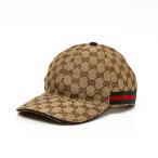 ショッピングＧＧキャンバス 再入荷！ グッチ GUCCI オリジナルGGキャンバス ベースボール キャップ 帽子 ベージュ×エボニー [メンズ][レディース] 200035 KQWBG 9791