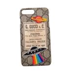 ショッピングiphone7 plus ケース グッチ GUCCI クーリエ Courrier GGスプリームキャンバス iPhone7 plus用 スマホ ケース カバー ベージュ×エボニー 473914 K9GRT 8919 WS1