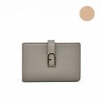 ショッピングフルラ フルラ FURLA フロー FLOW Ｍ COMPACT レザー コンパクト ミニ 二つ折り 折財布 グレー系(内側：ベージュ系) [レディース] WP00401 BX2045 1007 3291S