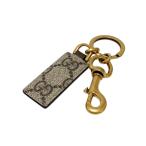 グッチ GUCCI オフィディア フック クロージャー付き キーチェーン キーリング キーホルダー ベージュ×ブラウン [メンズ] 794061 K9GST 8358