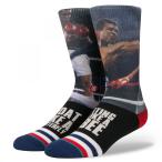 STANCE Socks G.O.A.T. スタンスソックス カジュアル アンセムシリーズ モハメド・アリ 蝶のように舞い 蜂のように刺す [正規品]