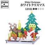 PUSUPUSU 段ボール工作 クリスマス 組立 立体 パズル ペーパークラフト 模型 ミニ リサイクル エコ  おうち時間 工作 自由工作 小学生 中学生 342050