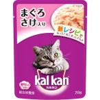 〔まとめ〕 キャットフード ペットフード カルカン パウチ まぐろ さけ入り 70g 160セット 猫用品 ペット用品〔代引不可〕