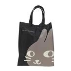 優美社産業 ネコ人間 トートバッグ A4サイズ ブラック