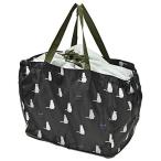 Yahoo! Yahoo!ショッピング(ヤフー ショッピング)ブラック／ネコ F D-LOOP（ディーループ） エコバッグ 折り畳み式 コンパクト かごサイズ レジカゴ バッグ 保冷 保?