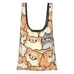 Yahoo! Yahoo!ショッピング(ヤフー ショッピング)人気 ショッピングバッグ 多機能 折りたたみ レジ袋 ボンレス犬猫 （1） ファッション 収納レジバッグ 大容量 グ?