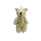 Yahoo! Yahoo!ショッピング(ヤフー ショッピング)（茶色目）ミニくま.くま.クマ.ぬいぐるみパーツ　約3.5ｃｍ（カラー：クリーム）1個入り　雑貨　アクセサリ　かわいいぬいぐるみのミニくま