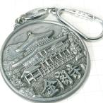  бесплатная доставка ) золотой . храм Showa Retro . данный земля достопримечательность альпинизм альпинизм путешествие память брелок, держатель для ключа A07351