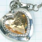  бесплатная доставка ) желтый стразы Heart брелок, держатель для ключа A11971